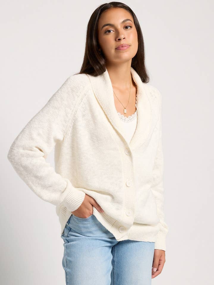 Seventy Eight and Sunny (SEAS) - Wholesale Cardigan - Women's - Aura Shawl Collar Cardigan4