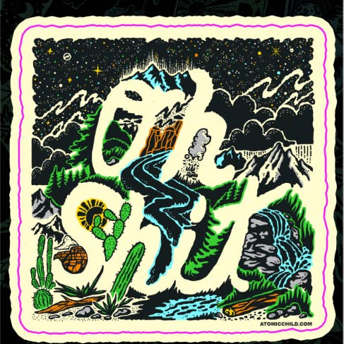 Oh Sh!t Sticker for wholesale by Atomicchild