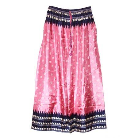 Calças Upcycled de perna larga por atacado de Local Women’s Handicrafts