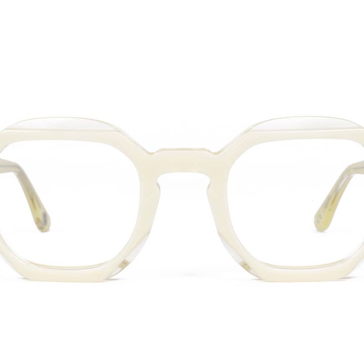 Glasses & Sunglasses design - COUPE BOLD - Octagon Cream for wholesale by Soprattutto