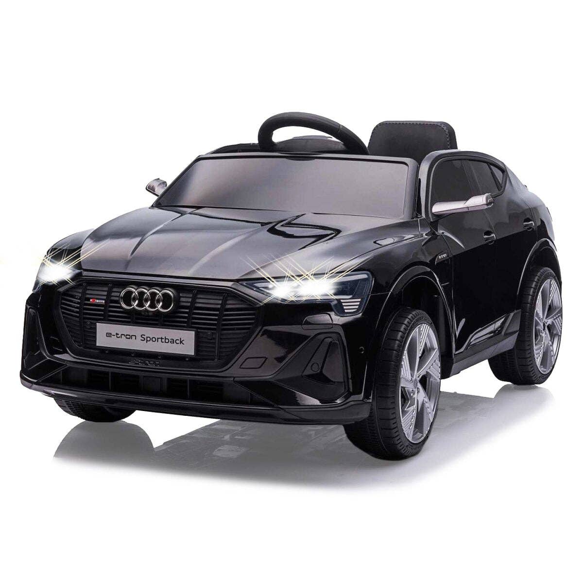 mhw24 - Wholesale Speelgoedauto /vrachtwagen - Kinderen - Ride-on Audi e-tron Sportback zwart 12 V 2,4 GHz4