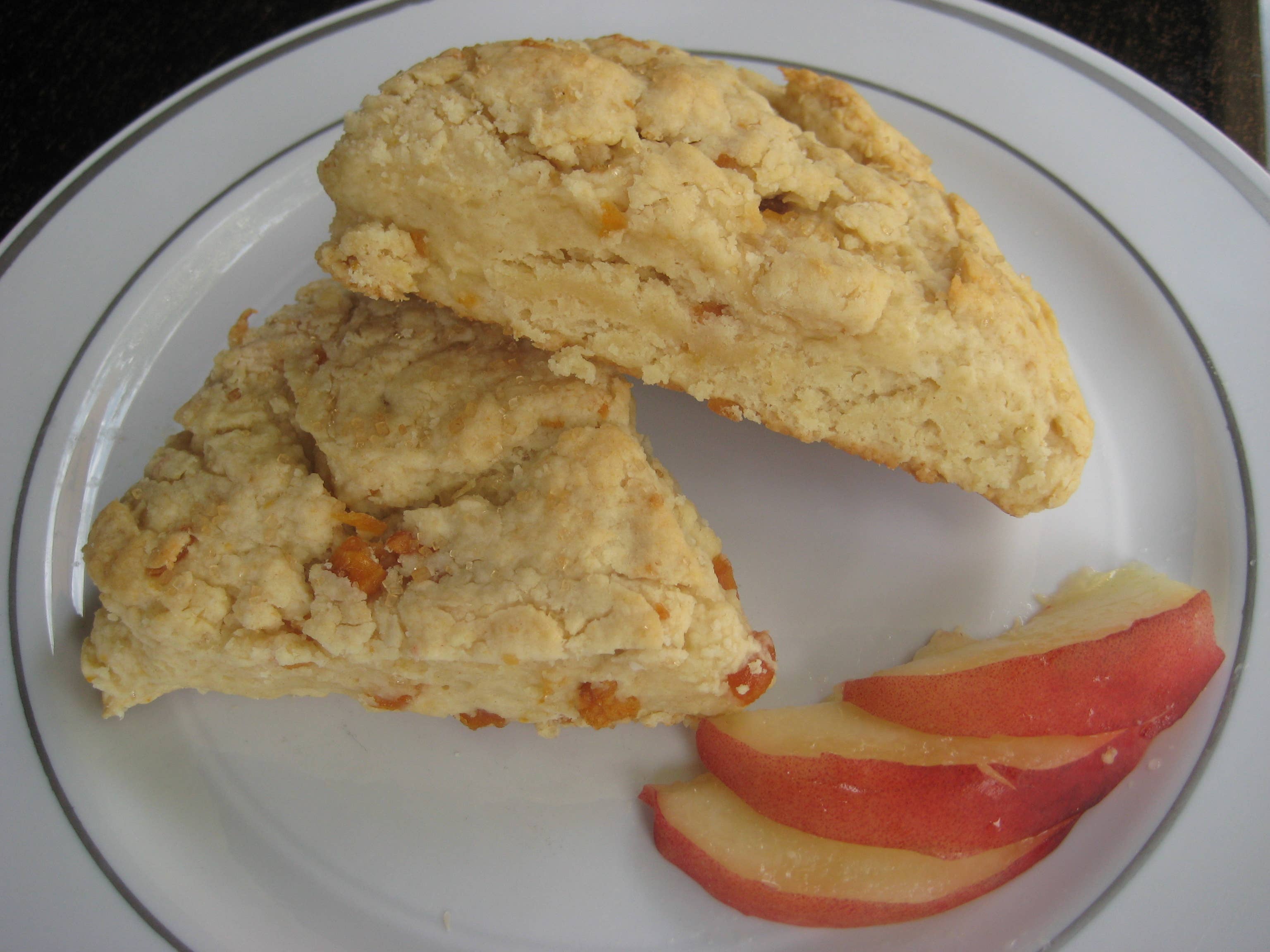 Papa Ray's Marketplace - Vente Préparation pour biscuits - Mélange à scones aux pêches et à la crème3