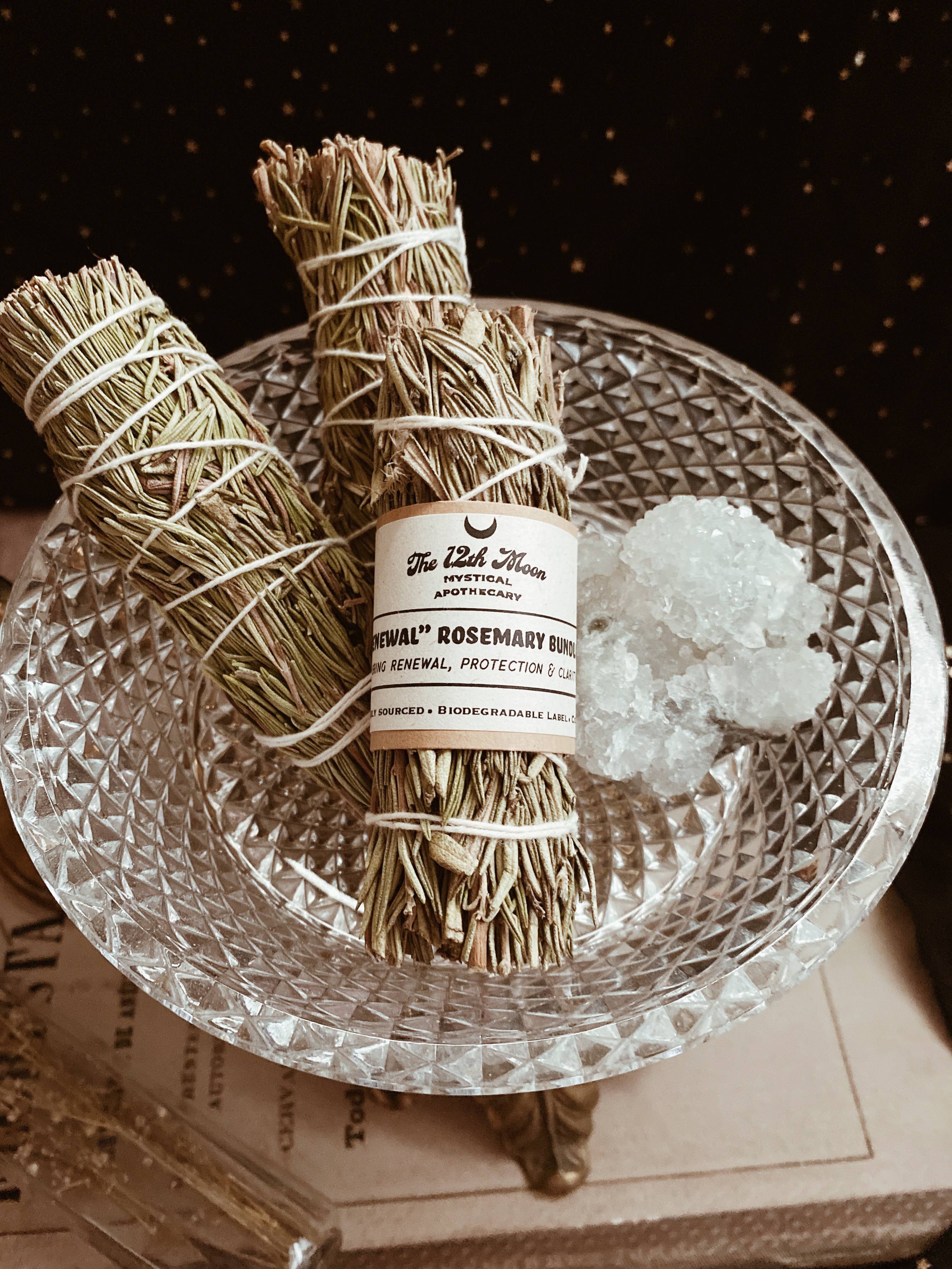 The 12th Moon – wholesale Sage bundle – ROSEMARY RENEWAL Smudge Bundle2