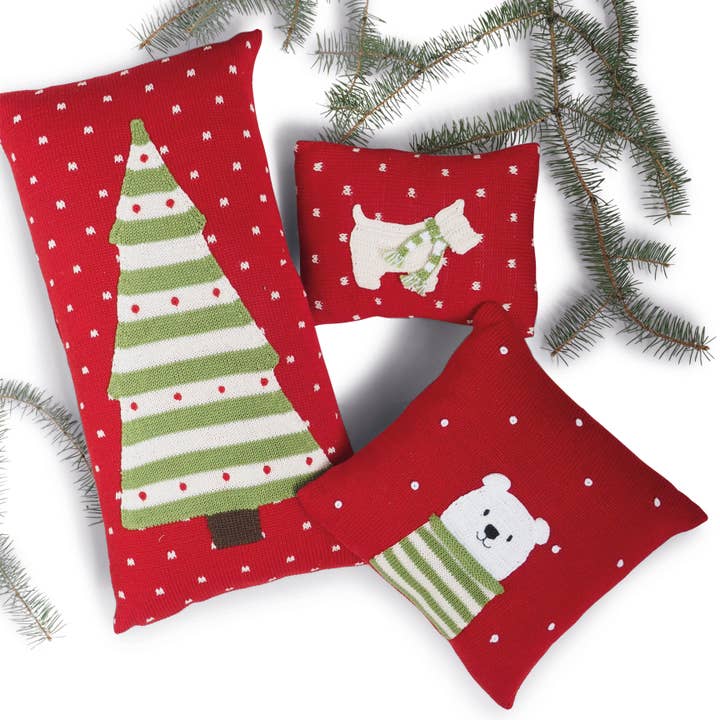 Melange Collection - Wholesale Christmas decoration - Westie Dog Mini Christmas Pillow3
