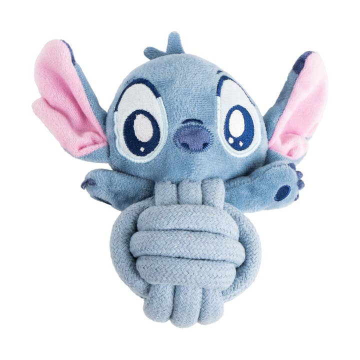 Giocattolo per cani con palla di corda Disney Stitch per la vendita all'ingrosso da parte di IGSM LTD