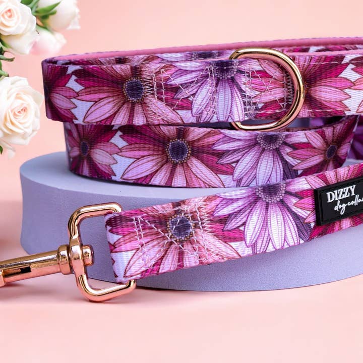 Laisse pour chien Perfect Petals | Laisse pour chien pour la vente par Dizzy Dog Collars