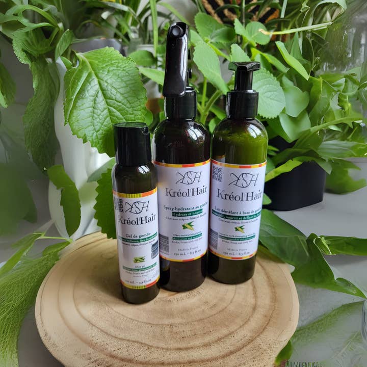Låda "Effektiv rutin" med okra för wholesale av Kréol'Hair