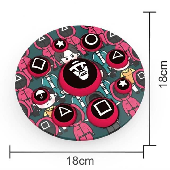 PR GROUPS LLC – wholesale Fidget Toy - Barn – Rund Pressa Pop It Fidget-leksak för barn - Blandade3