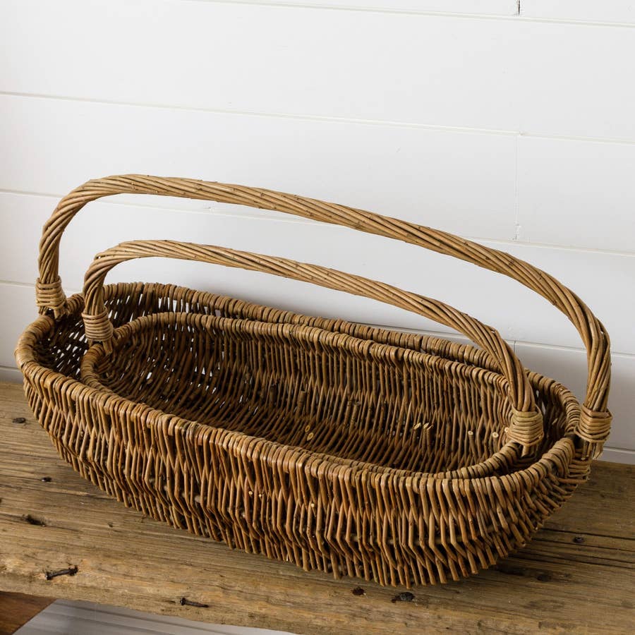 Purchase Wholesale wicker baskets with handles. Free Returns & Net 60 Terms  on Faire