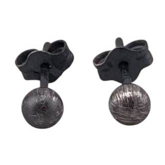 Navajo Pärla Oxiderade Pärlörhängen i Sterling Silver - Finns i storlekar från 4mm till 12mm för wholesale av Select Lines