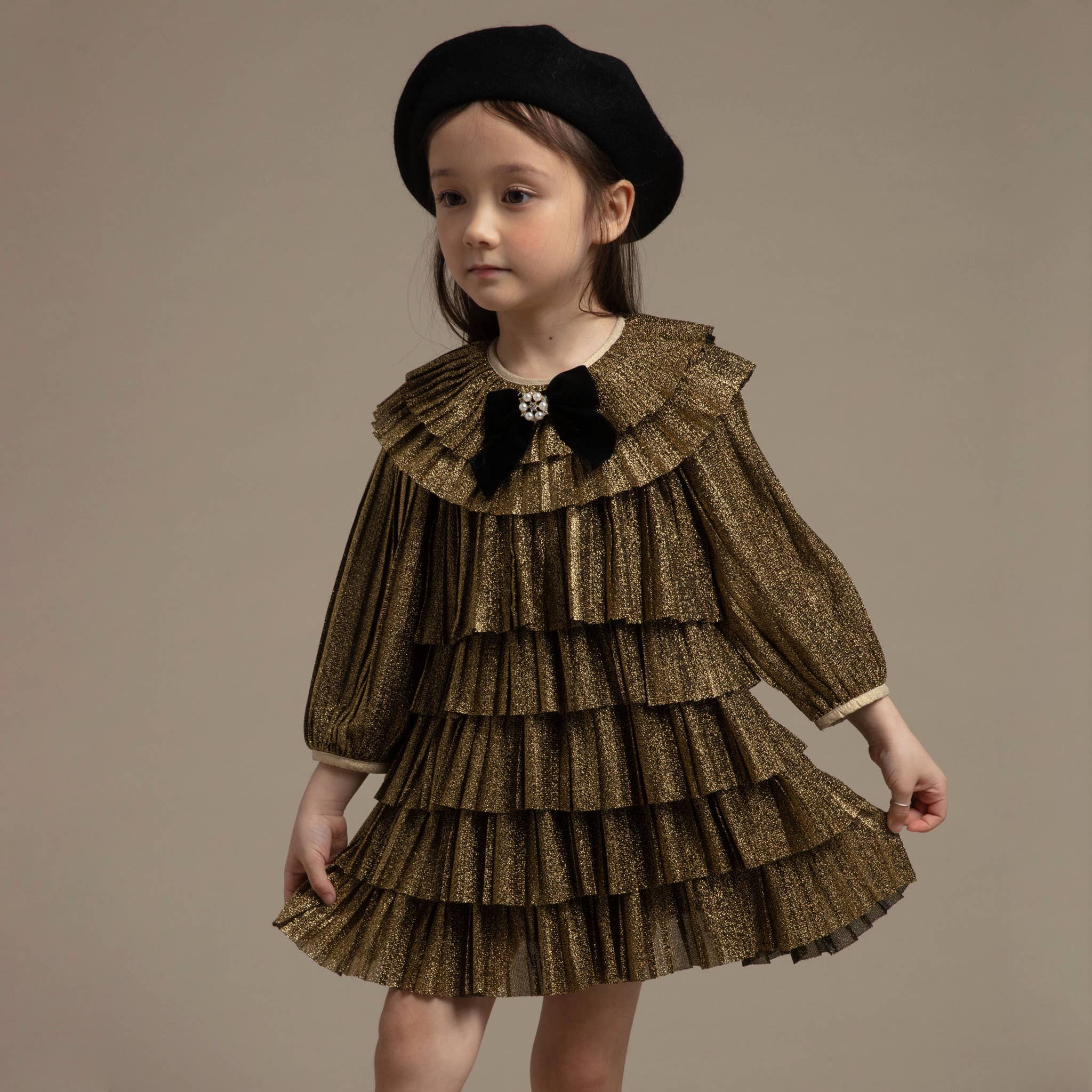 Petite Hailey – Großhandel Kleid – Kinder – Mehrlagiges Kleid5