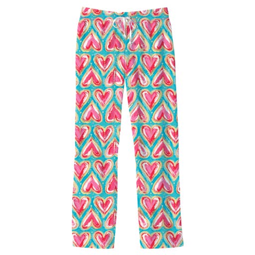 Calças de Lounge SC - Corações por atacado de Southern Couture