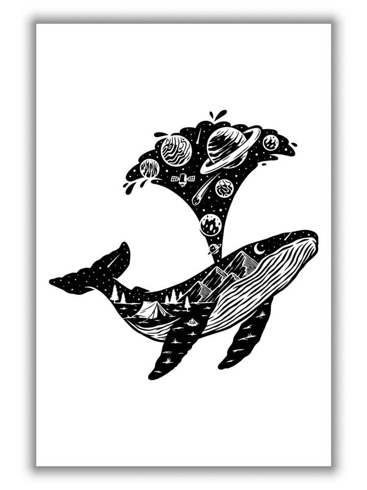 Humpback Universe for wholesale by Stanley Print House