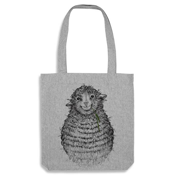 Sac en jute « Recycling » Wollfried gris - LIGARTI pour la vente par LIGARTI