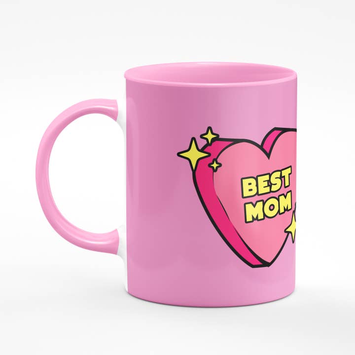 Studio Soph - Vendita all'ingrosso Tazza - Tazza Rosa Miglior Mamma per la Festa della Mamma