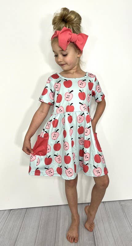 Clover Cottage - Wholesale Dress - Kids - A for Apple Girls Dress