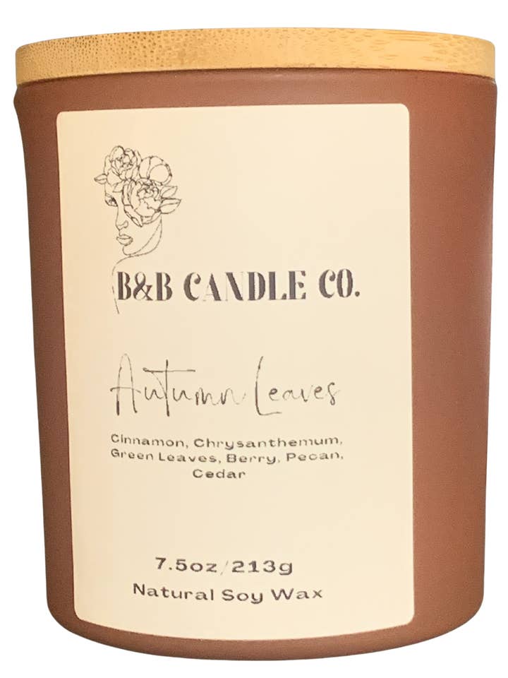 Herbstblätter – 7,5 oz Duftkerze für den Herbst | B&B Candle Co. für den Großhandel von B&B Candle Co.