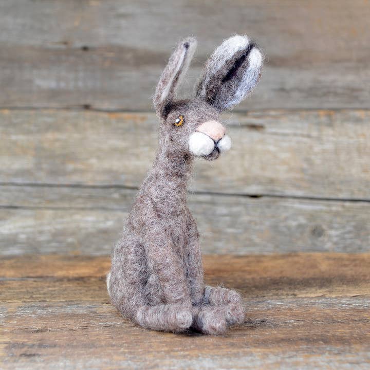 The General Bean - Wholesale Craft Sewing Kit - Needle Felting Kit- Hare- Rabbit Ornament Kit1