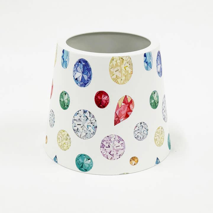 Jewel White Poldina Pro Lamp Shade for wholesale by Nicolette Mayer Collection
