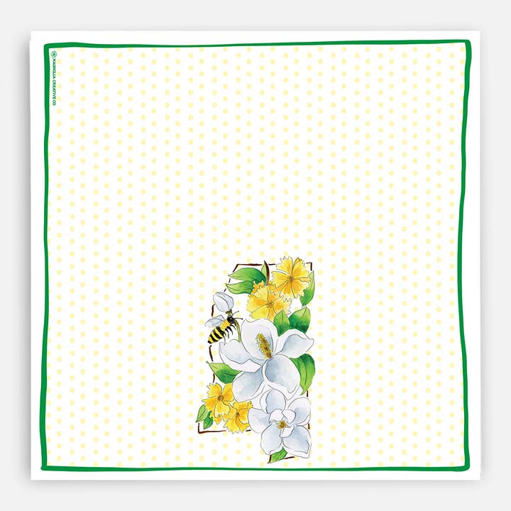 Mississippi Wildflower Kitchen Towel for wholesale by Magnolia Creative Co.