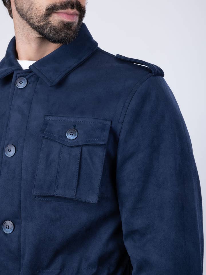 BARABAS - Venta al por mayor Chaqueta - Hombre - Chaqueta bomber de invierno de terciopelo con 4 bolsillos para hombre 4BH8615