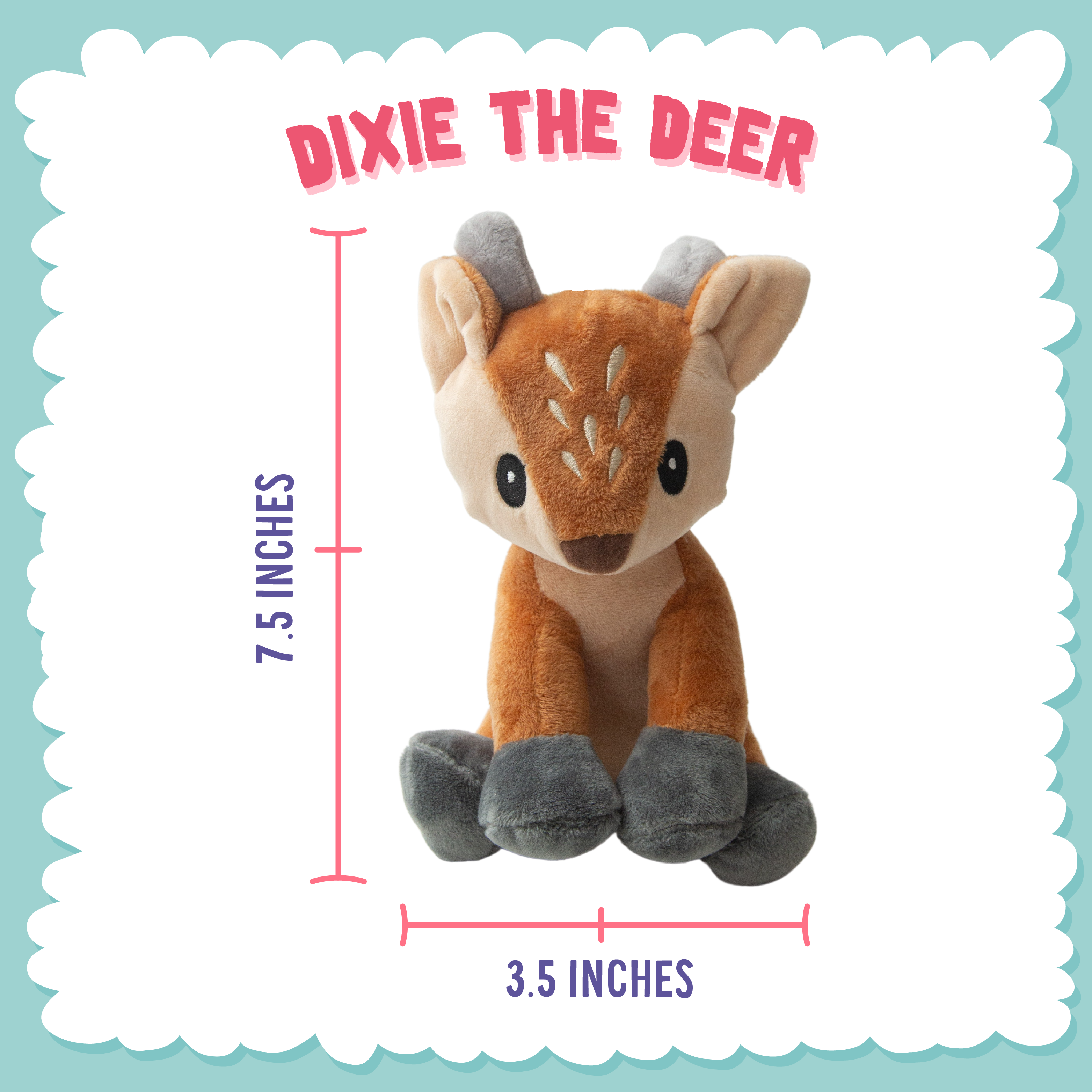 SnugArooz - Wholesale Pet Plush Toy - Dog - Dixie the Deer5