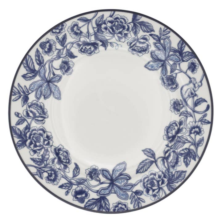 Bombay Blue Dinner Plate - Set of 4 (+1 Bonus Plate) for wholesale by Ro’Table NYC