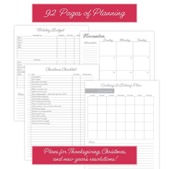 Practical Paper Company - Wholesale Planner - Holiday Planner