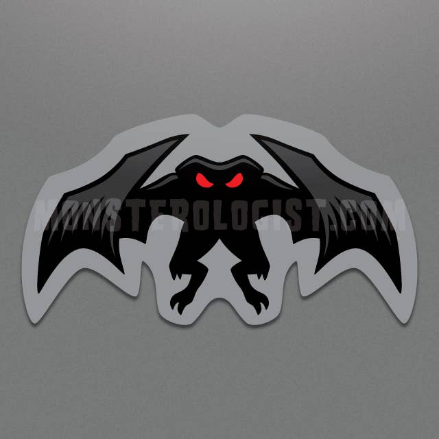 Autocollant Mothman Sinister pour la vente par Monsterologist