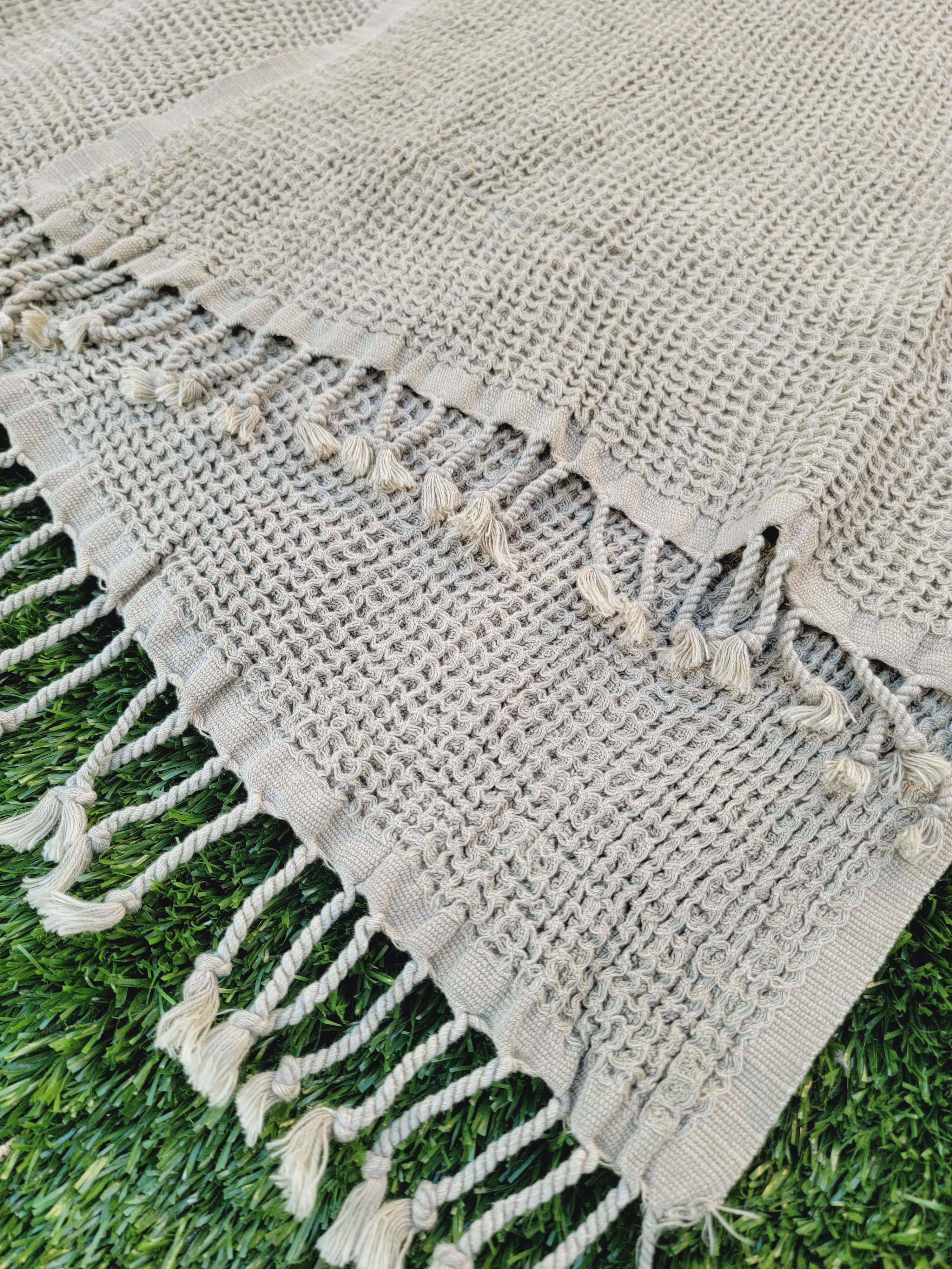 EBRU Home – Manta para sofá por atacado – Conjunto de Manta de Malha, Conjunto de Algodão de Malha 99x163 cm20