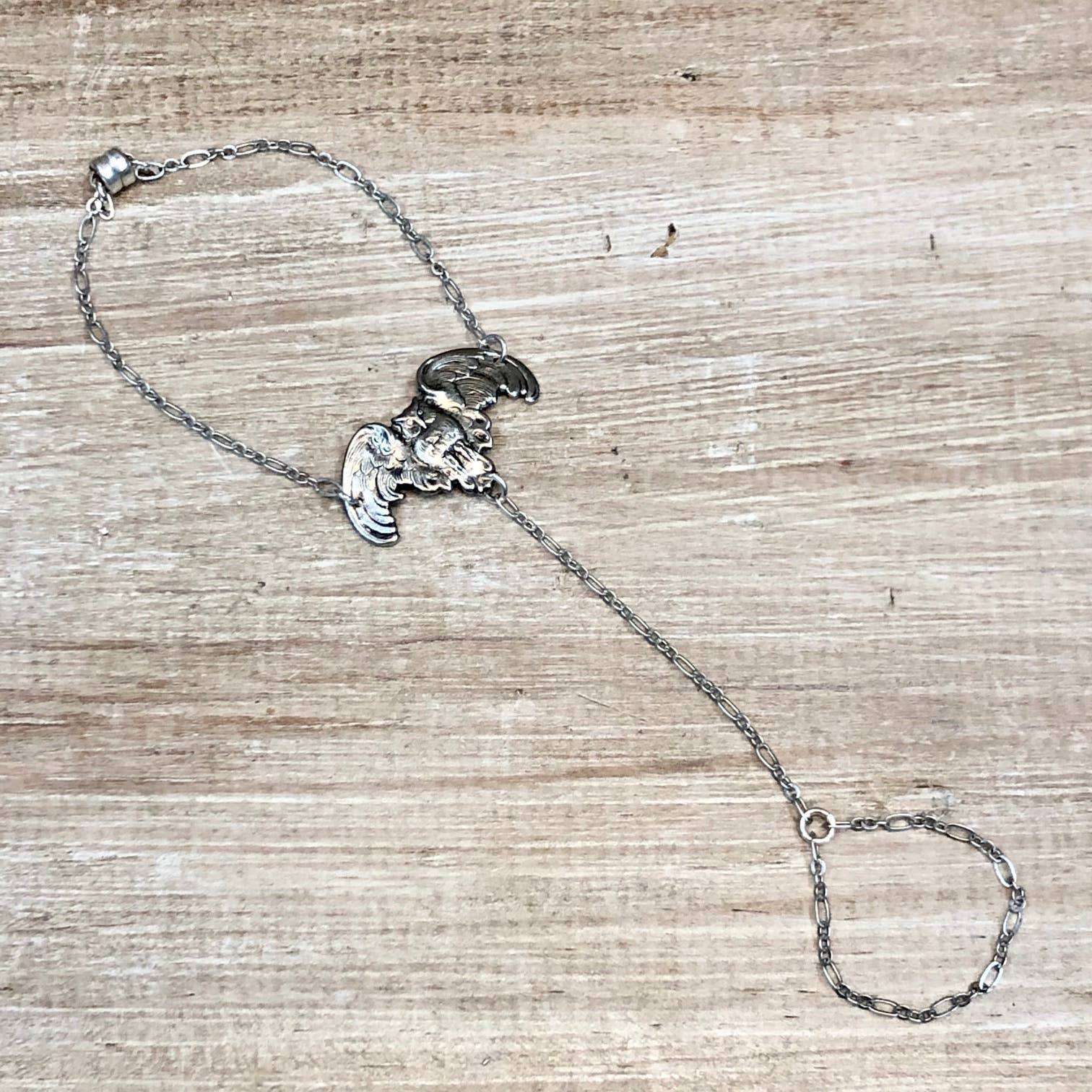 Lorraine Frances Jewelry - Wholesale Charm/Dangle Bracelet - Gothic Owl Medieval Bracelet1