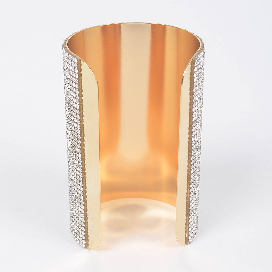 3AM BY H&D ACCESSORIES - Wholesale Manchet-armband - Metalen manchet met strass1