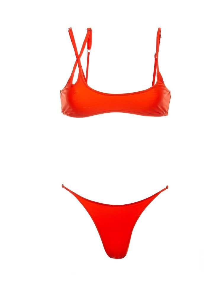 AGUAxTGK BIKINI - ORANGE for wholesale by The Gold Key