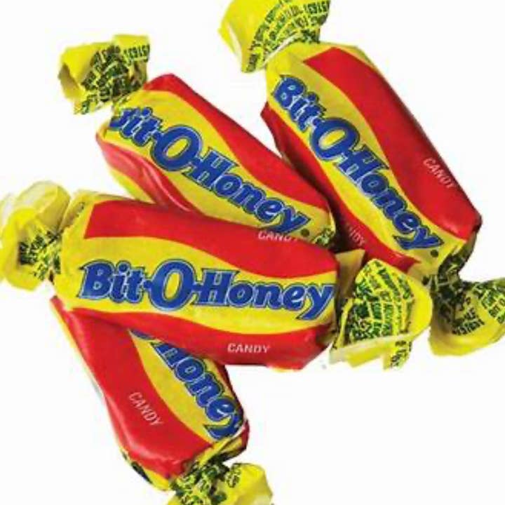 O'Shea's Candies Sweet Shop - Wholesale Taffy - Nostalgic 1924 Original Bit O Honey 🍯 🐝 1/2# Flaire Bag