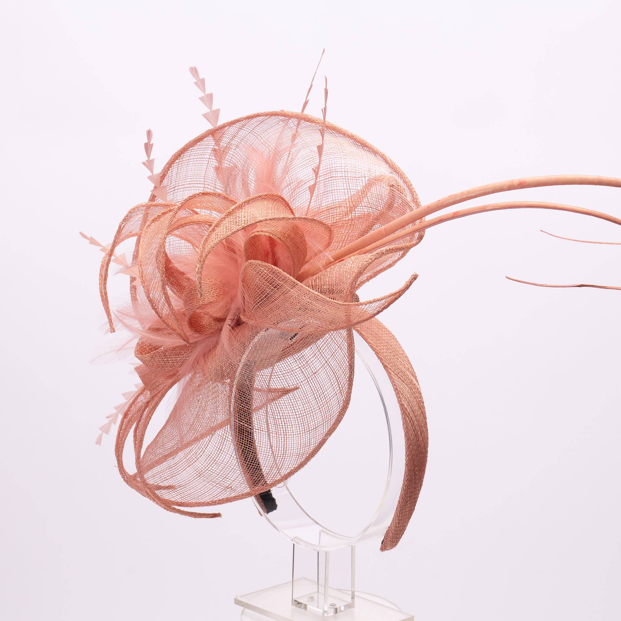 KaKyCo – wholesale Fascinator hat – Women's – Large Sinamay saucer fascinator headband | 1020883