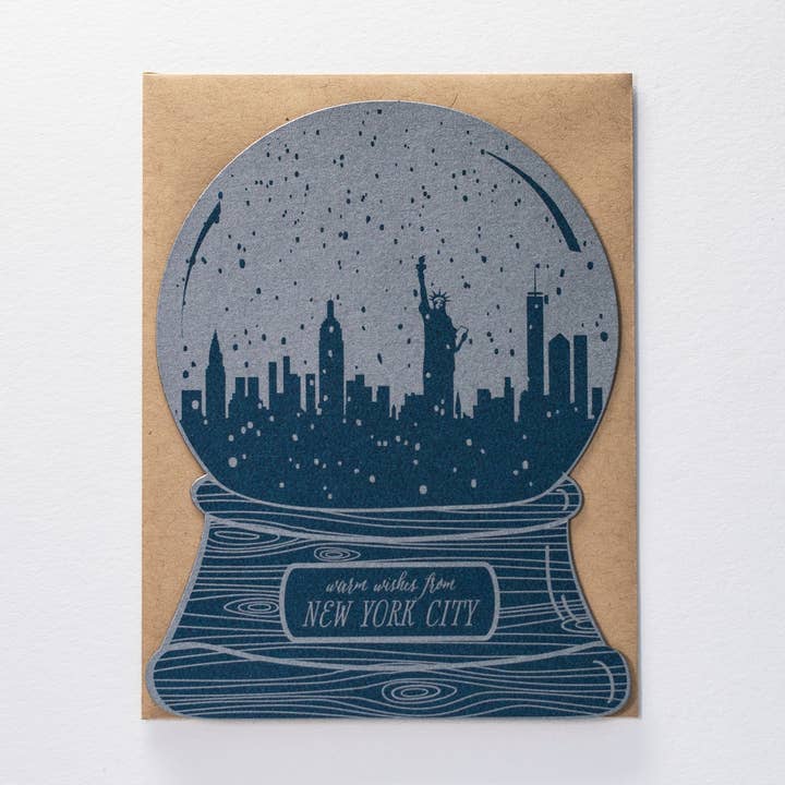 NYC Snow Globe for wholesale by Pistachio Press
