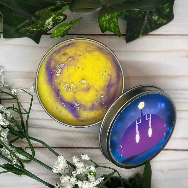 Electro Slime | Genshin Impact Inspired Candle for wholesale by Mizu Crafts