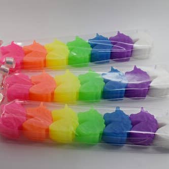 Pacotes de sabão Mini Unicorn Neon Rainbow por atacado de Rainbow Sensation