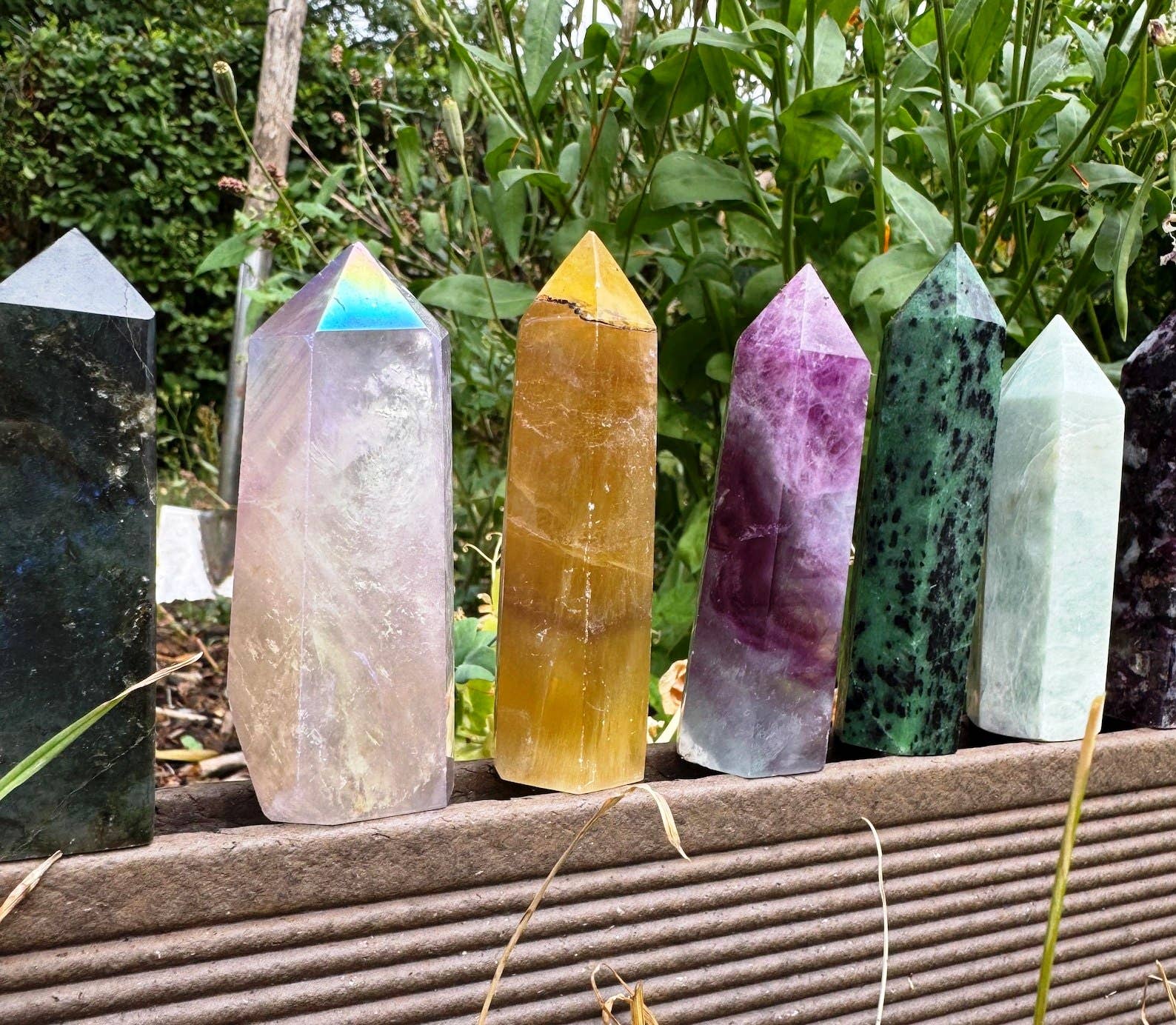 Elf Kendal Hippies - Vendita all'ingrosso Pietra/cristallo spirituale - Torre di gemme 5 a 11 cm bacchetta misteriosa sorpresa punto di cristallo3