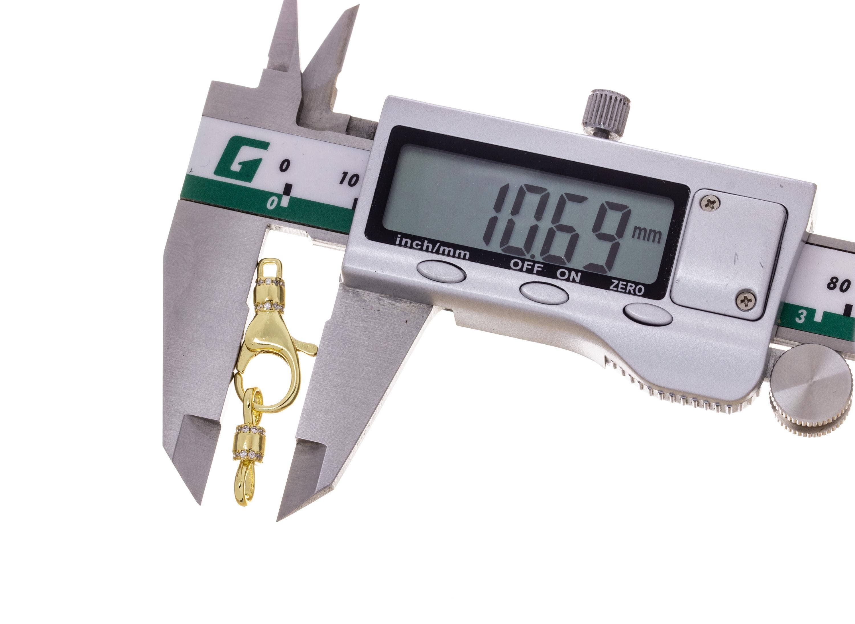 Jewel Pledge - Wholesale Clasp - Gold CZ Pave Large Lobster Clasp for Jewelry Making,CLG2466