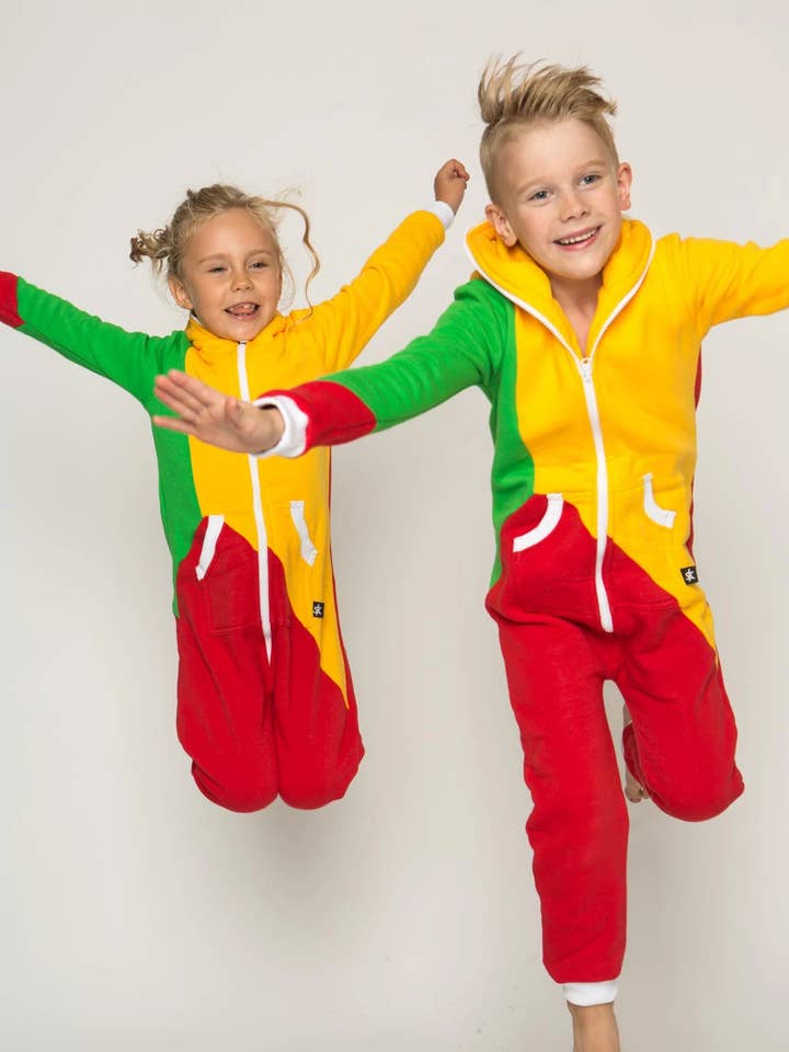 Tricolor Unisex Kids Onesie LTU for wholesale by Sofa Killer