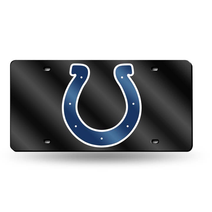 NFL Football Indianapolis Colts Black Color Laser Cut Tag for wholesale by Rico Industries
