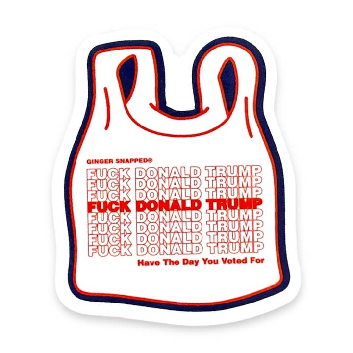 Pegatina de vinilo "Ten el día por el que votaste" para venta al por mayor de Ginger Snapped