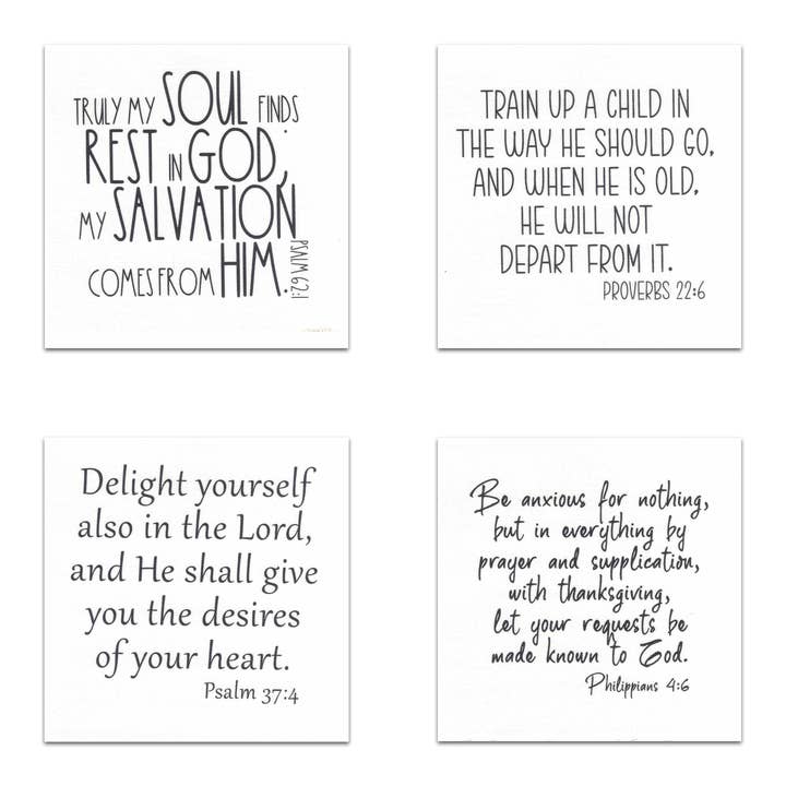 Carlson Homestead Quilting - Wholesale Fabric - Set of 20 Scripture Bible Verse Precut Quilt Squares