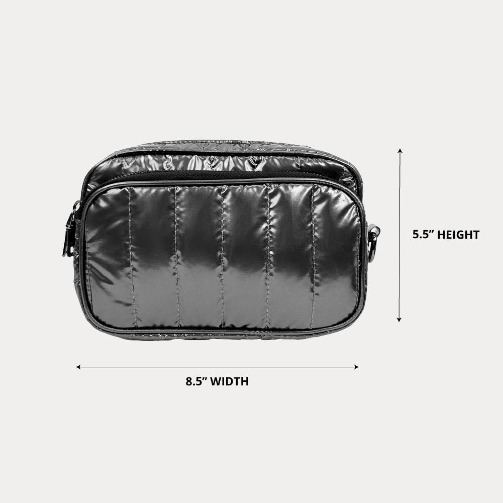 AHDORNED - Vente Sac à bandoulière – femme - Sac à bandoulière en nylon liquide matelassé Ramona17