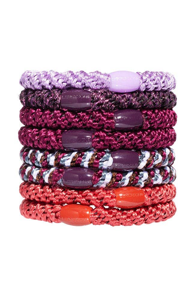 France Luxe/L. Erickson – Engroshandel Hårbånd - Dame – Grab & Go Hestehalebindere - Sæt med otte85