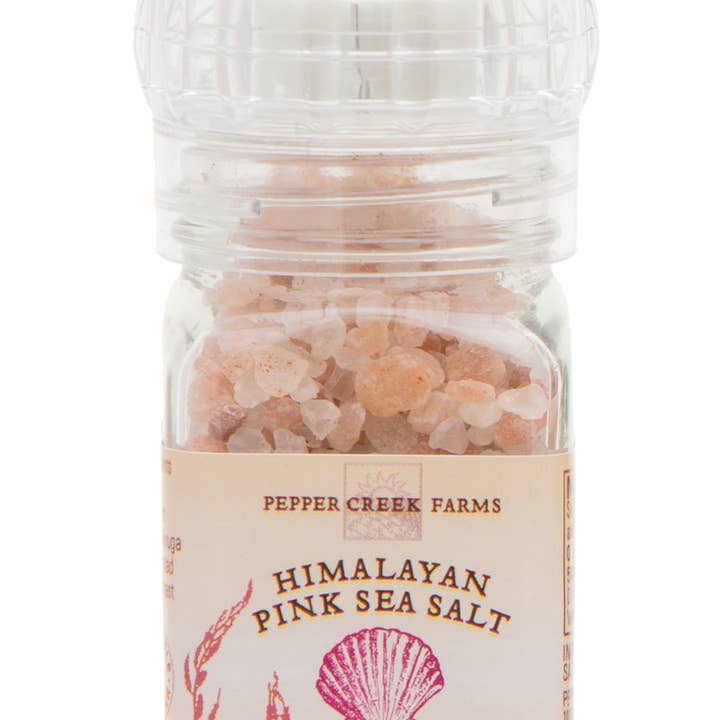Pepper Creek Farms - Wholesale Salt & Pepper Shaker Set - Himalayan Pink Salt & Scorpion Chili Grinder 4.5 Oz.