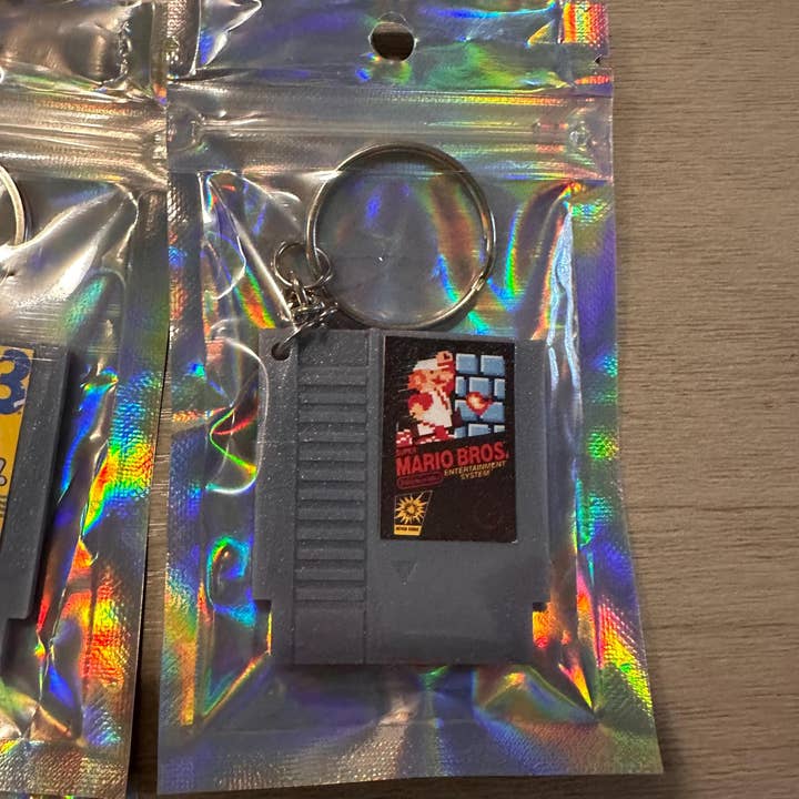 Angelic Angel Gifts - Wholesale Keychain - Unisex - Retro Mini Nes Snes Game Resin Art Keychains9