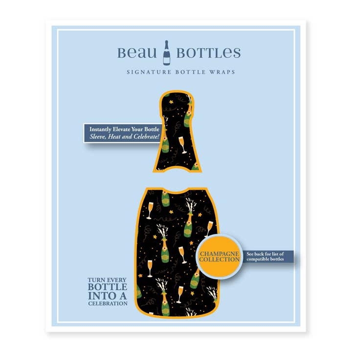 Beau Bottles - Wholesale Wine Gift Bag - NYE Champagne Pop - Champagne Collection5