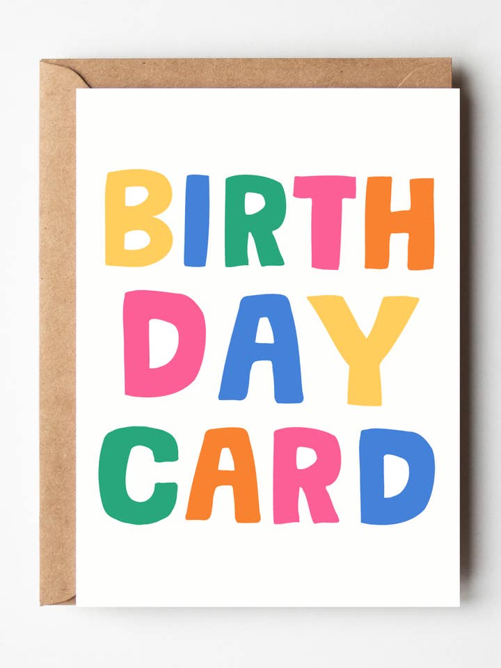 Birthday card for wholesale by Friends of Henry Paper Co